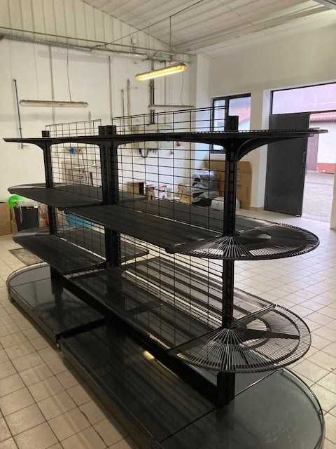 Regały sklepowe premium - 32 moduły stan idealny