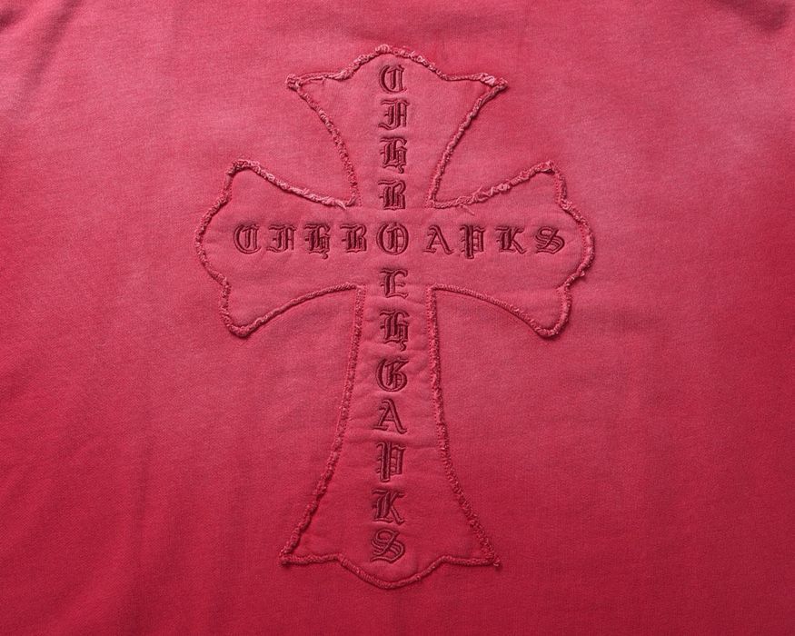 Chrome Hearts свитшот реглан батник мужской кофта худи красная