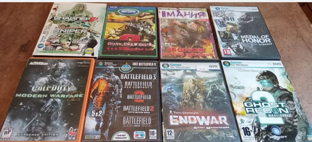 Продам диски игровые от 20 до 55 грн