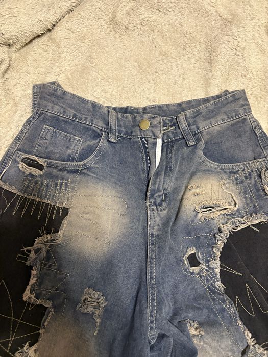 джинси custom y2k opium distressed archive опіум гранж