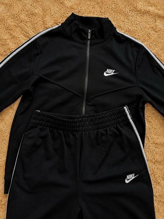 Спортивний костюм Nike Poly Tracksuit Black (Розмір XS/S, Оригінал)