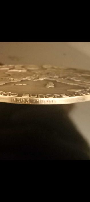 Medalha FC Porto Liga Campeões 87 Prata maciça