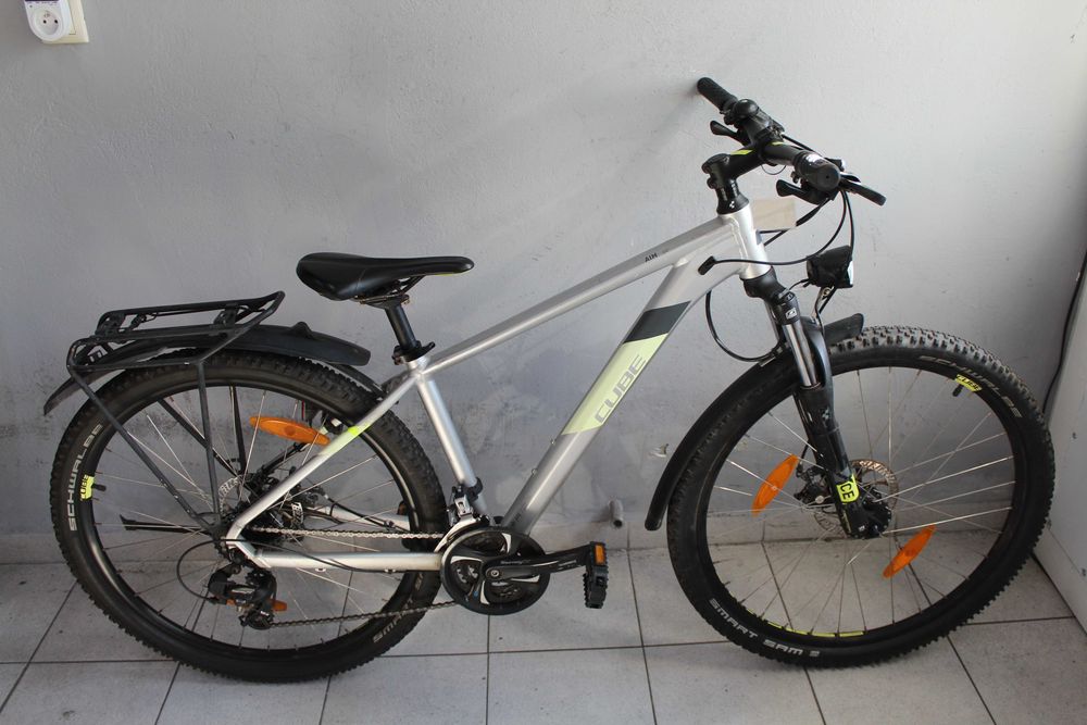 Rower MTB CUBE AIM , Rama 16" S Koła 27,5",Ham. Tarcz. Oświet na dyna
