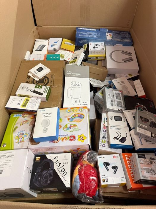 Paczka zwrotów konsumenckich, Box, Mix produktów z Amazon. Mystery box