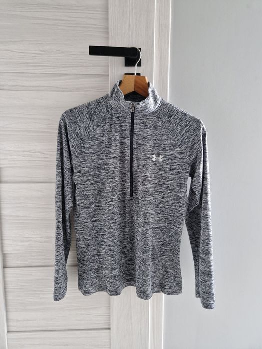 Bluza sportowa Under Armour Tech 1/2 Zip Twist M czarny melanż rozpinana