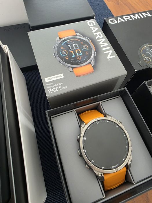 Garmin Fénix 8, 7X Pro e Marq Athlete Premium. Troca/retoma. Fatura, garantia