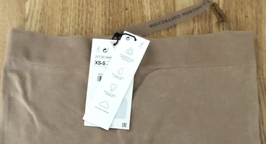 Zara legginsy Typu Kolarki Wykonczenie Seamless XS/S Jasne