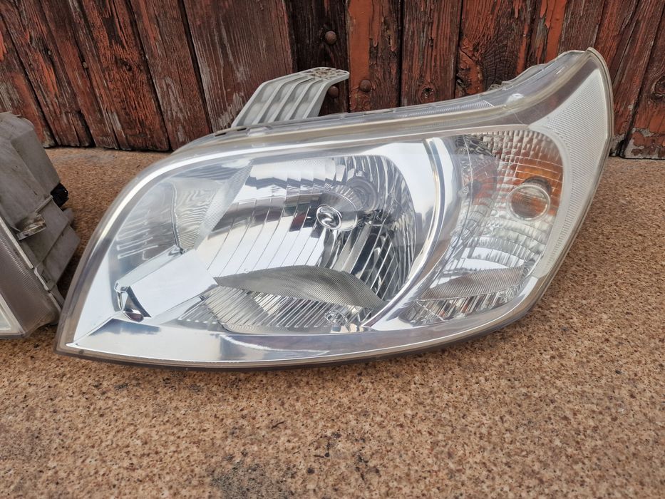 Lampy przód chevrolet t250 aveo lift europa komplet
