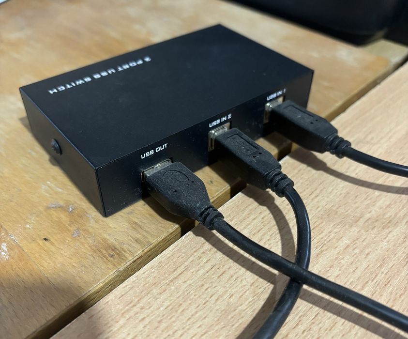 USB 2.0 світч на 2 порта для шаринга принтерів сканерів світч SWITCH