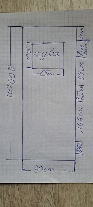 Drzwi zewnętrzne klatkowe drewniane