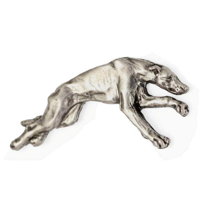 Greyhound pin posrebrzony w pudełku Art-Dog