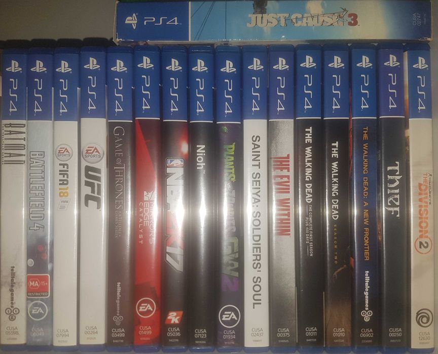 Lote de jogos para PlayStation 4