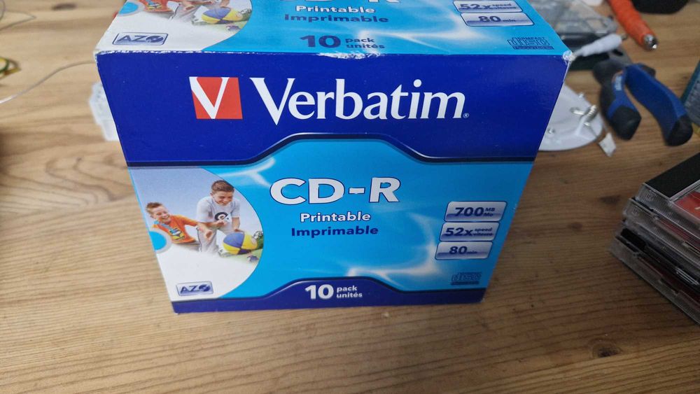 Dvd, CD e Casstes Virgem
