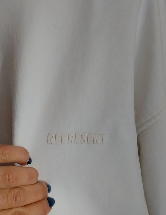 Hoodie branco creme | Represent Blanks | Tamanho M | bom estado