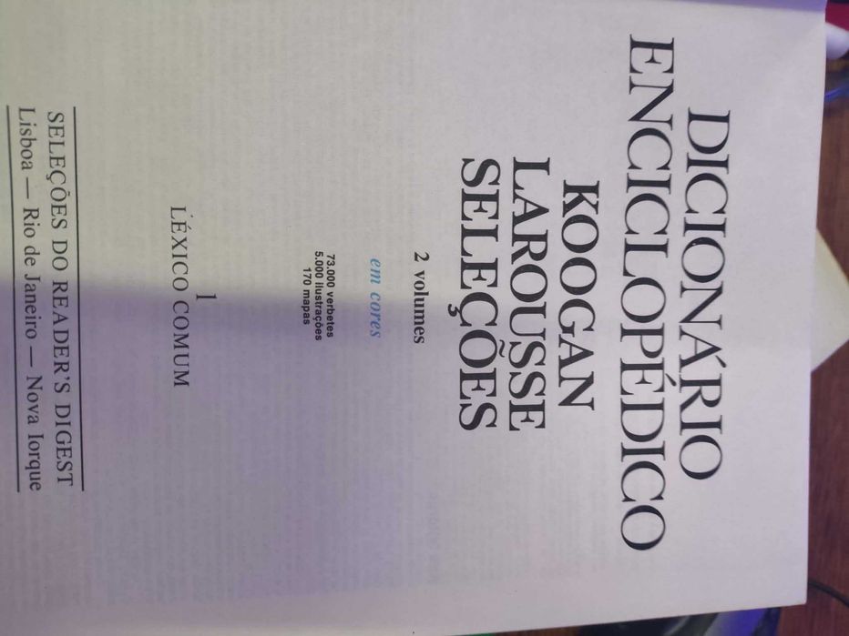 Dicionário Enciclopédico Koogan Larousse Seleções [3 Volumes]
