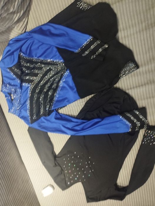 Strój do gimnastyki artystycznej 2 sztuki rozm S