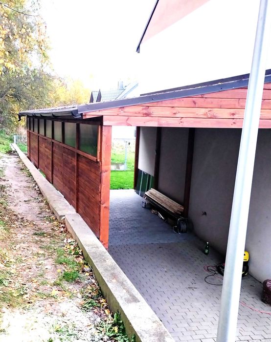 Wiaty garażowe,  Carport, zadaszenia na auto