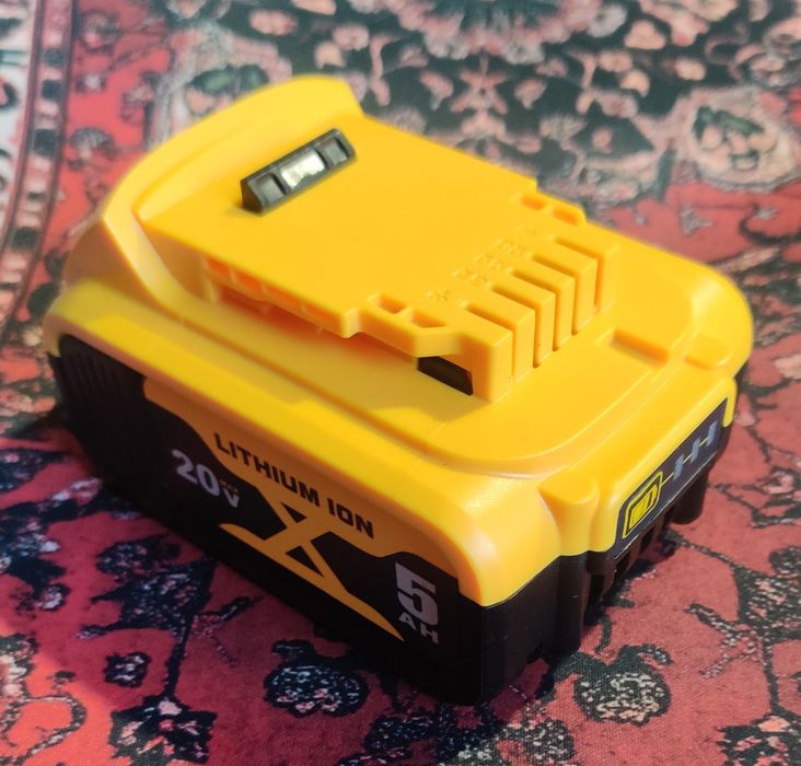 Батарея DeWalt 20V DCB-205 10*18650 реальні 5Аг