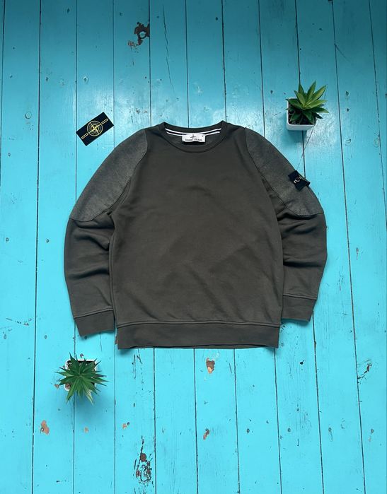 Свитшот Stone Island, размер XS-S, кофта Stone Island, офта стон, патч