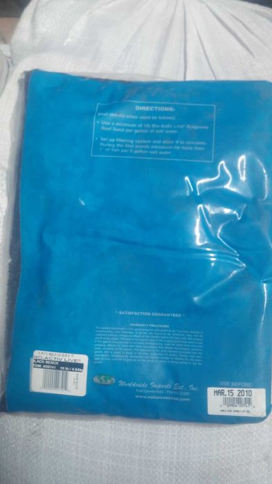 Песок для морского аквариума Reef Sand черный, 4,54 кг