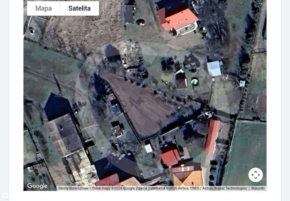 Działka budowlana 1000 m² z ogrodzeniem