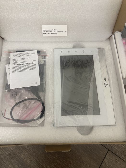 Goliath ip2 wideodomofon dwa monitory