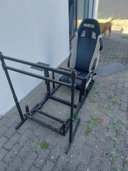 Simulador condução com backet Sparco (RIG)