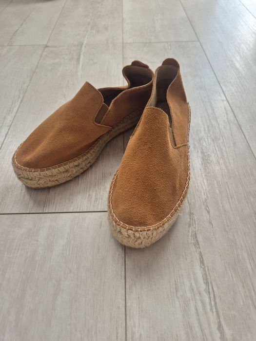 Skórzane espadryle Alpargatas