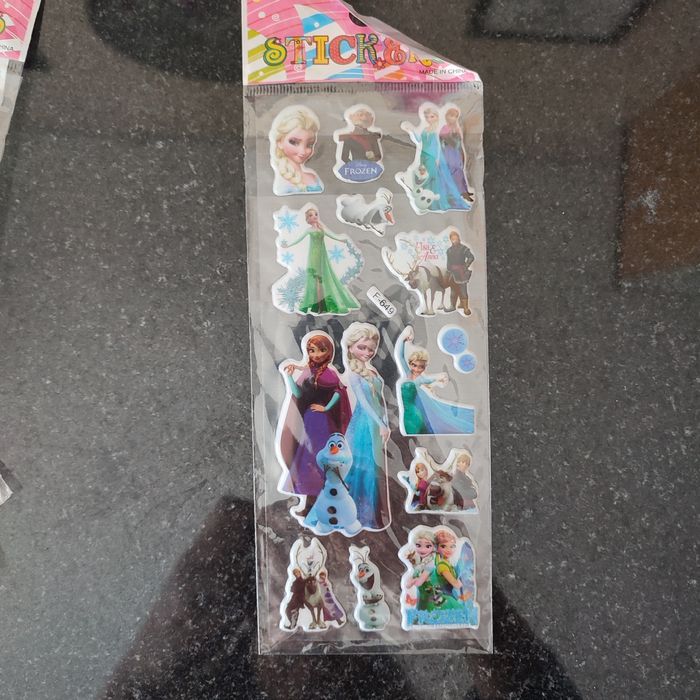 Autocolantes relevo - Frozen / Elsa
