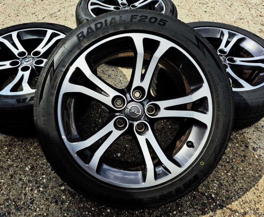 Opel Insignia A OPC  Oryginalne Alufelgi Koła Lato 6,5mm 18 Cali 5x120 ET42 Poler+Grafit