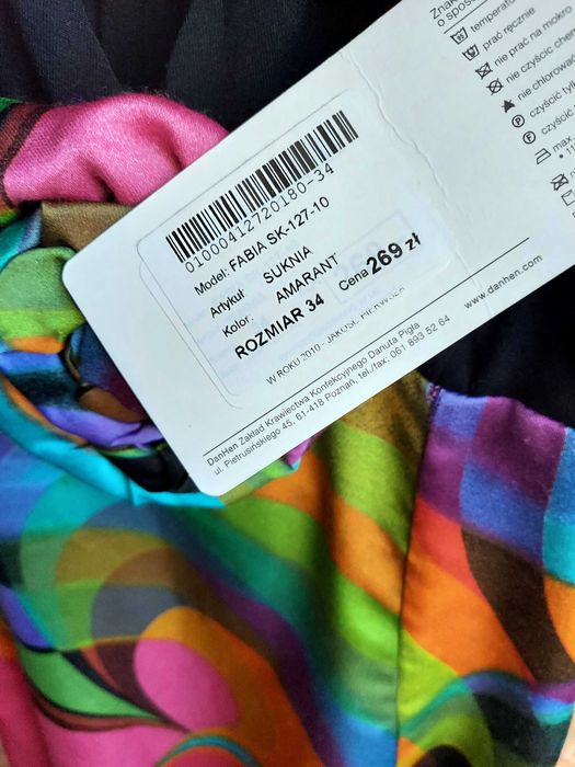 Nowa letnia suknia DanHen roz. 34/XS