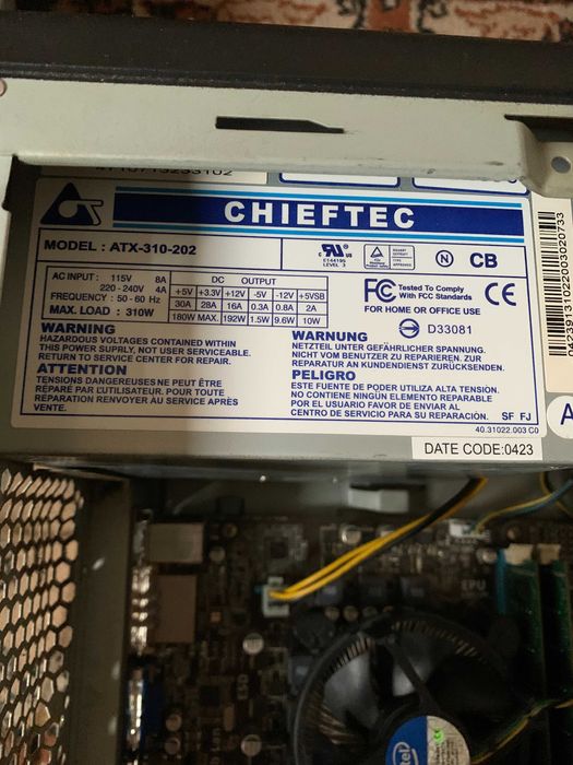 Компютер Asus на intel core i5 4 ядра ddr3 8gb