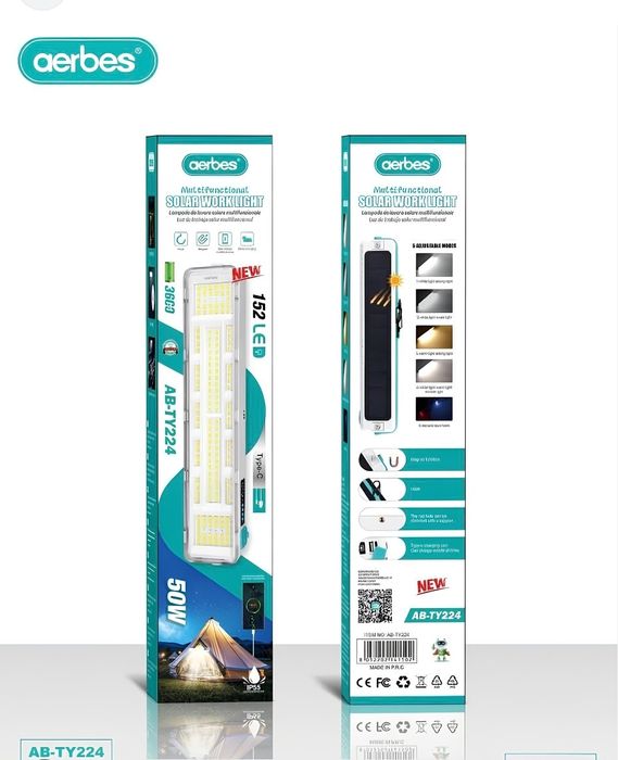 Lanterna Solar com powerbank