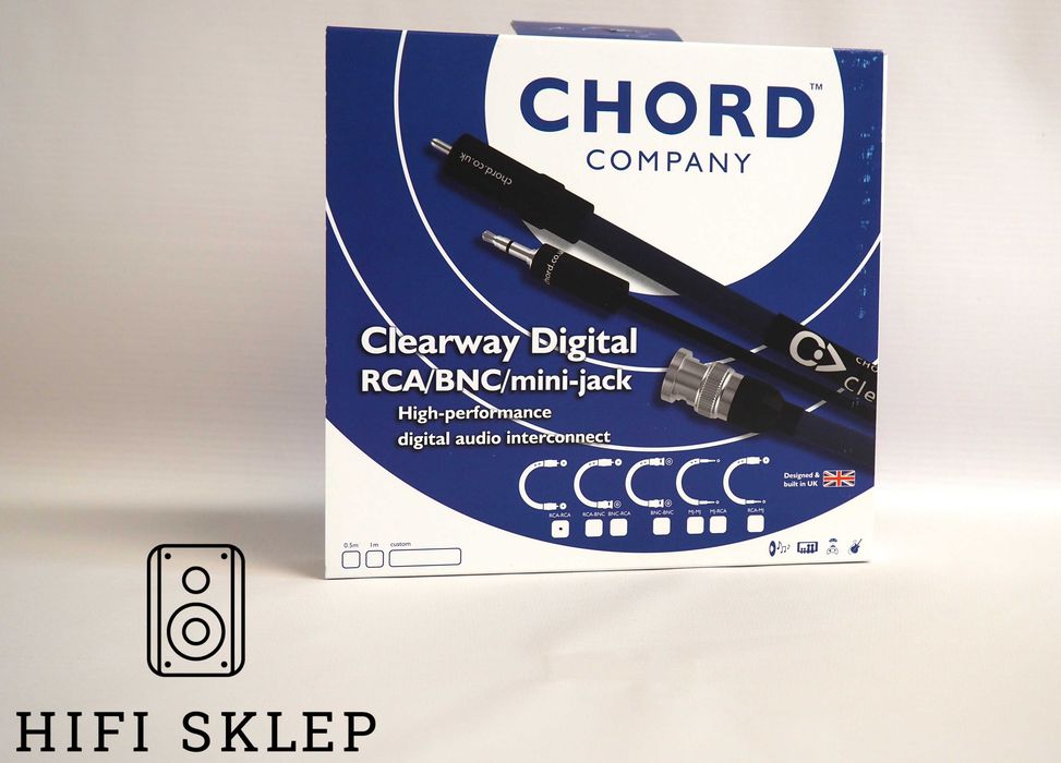 Chord CLEARWAY -Kabel cyfrowy/coax RCA-RCA -2m/najnowsza wersja !!!