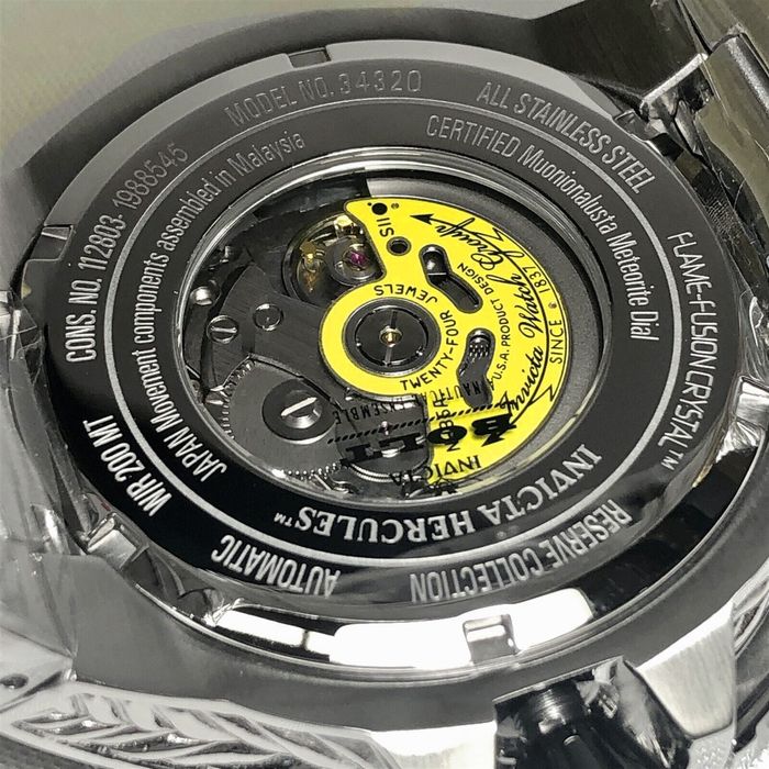 Годинник Invicta 34320 Reserve Bolt HERCULES 53 mm. Automatic. 200 MT.