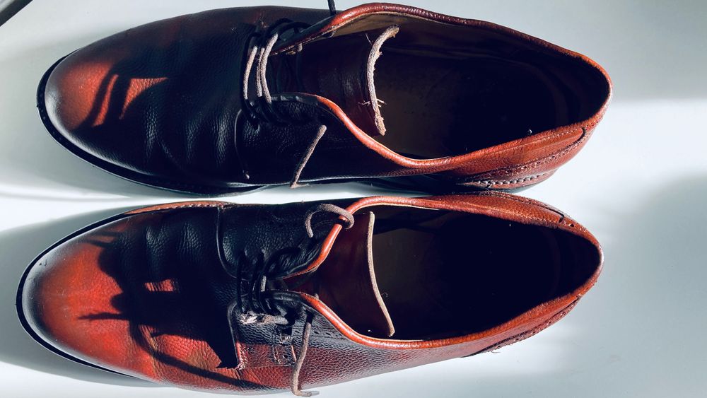 Półbuty klasyczne, oksfordy, brogsy rozmiar 44 gruba skóra.