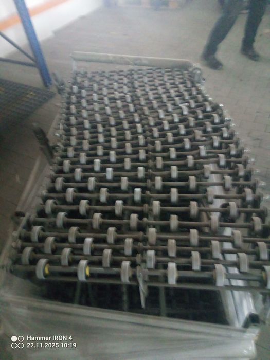 Konstrukcja elementy podajnik roleczkowy skrętny