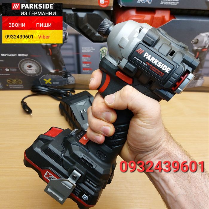 Аккум ударный шуруповерт импакт 226Нм изГЕРМАНИИ Parkside PDSSAP 20 D3