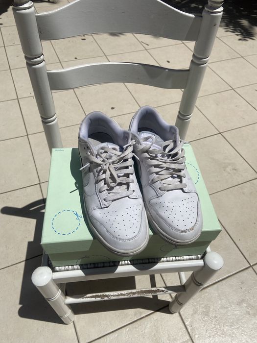 Nike dunk white and grey
