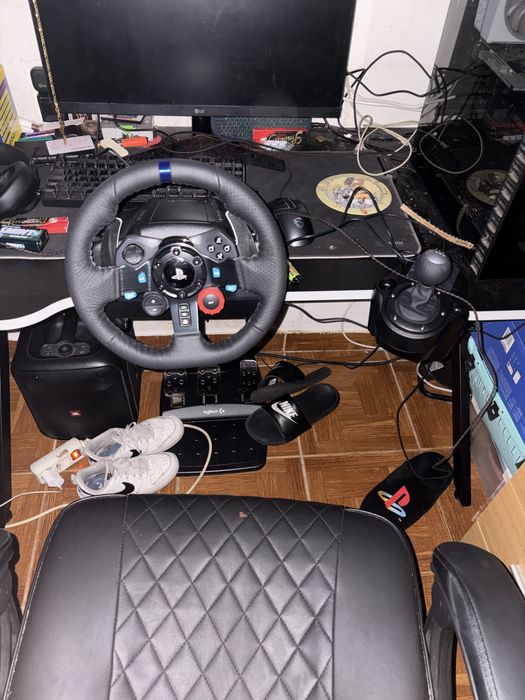 Volante g29 mais manete de velocidades
