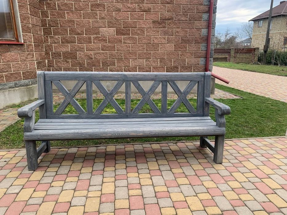 Лавка садова з дерева