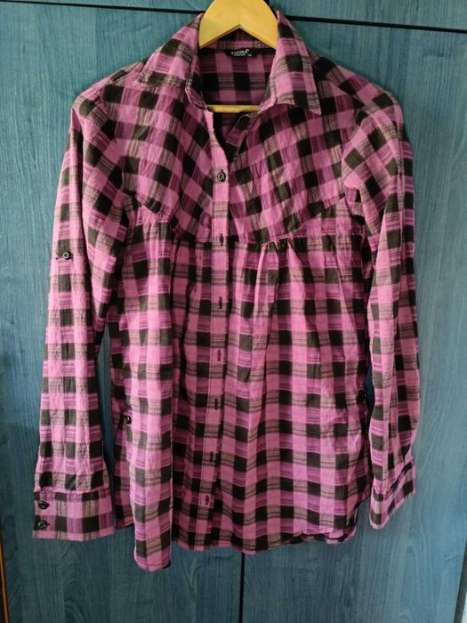 Koszula w kratę damska