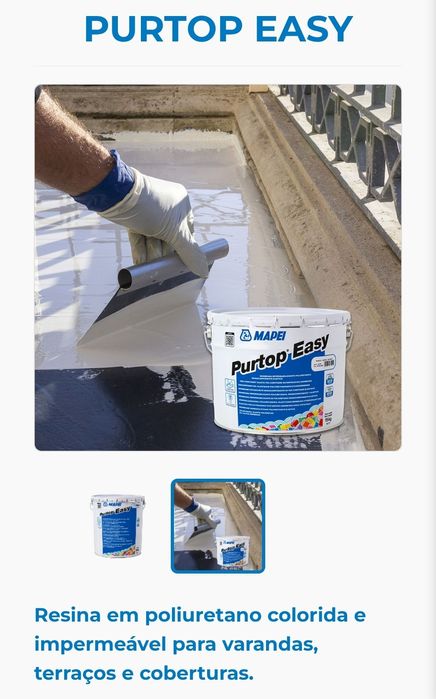 Impermeabilização Mapei Purtop Easy