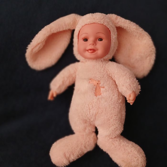 М'яка іграшка лялька-зайчик