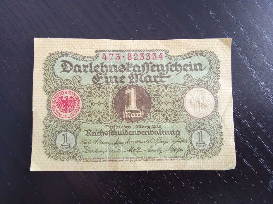 1 Mark 1920 Alemanha