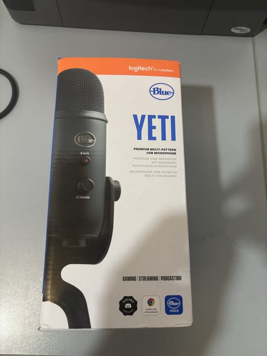 Microfone Blue Yeti edição 10 aniversario USB