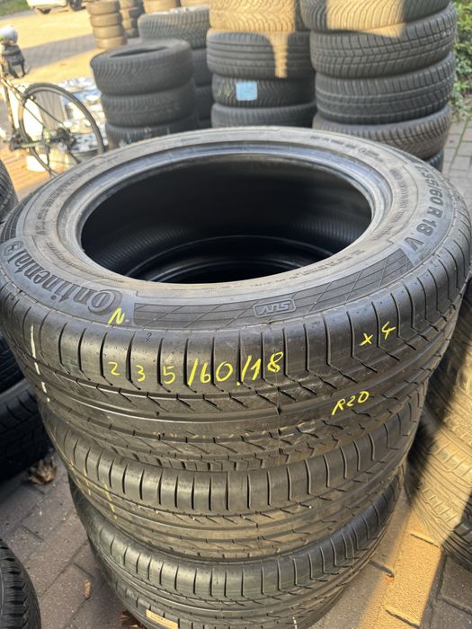 Komplet opon letnich 235/60/18 CONTINENTAL Demo F-Vat