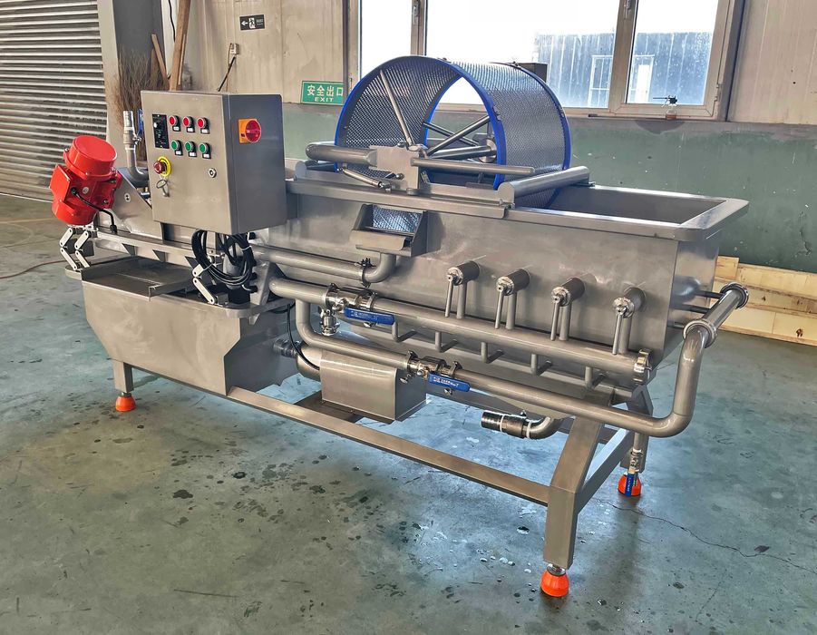 Промислова ванна для миття листових салатів, овочів, фруктів, ягід