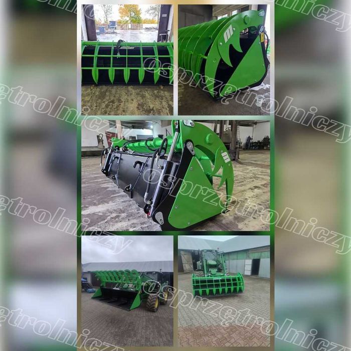ŁYCHO KROKODYL ZĄB PALONY 1,6m JCB Merlo CAT Claas Schaffer dostawa!