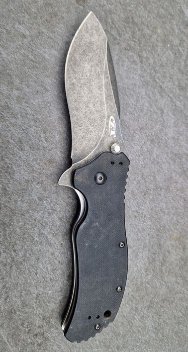 Nóż Zero Tolerance ZT 0350BW | Oryginał USA S30V G10 Pancerny EDC